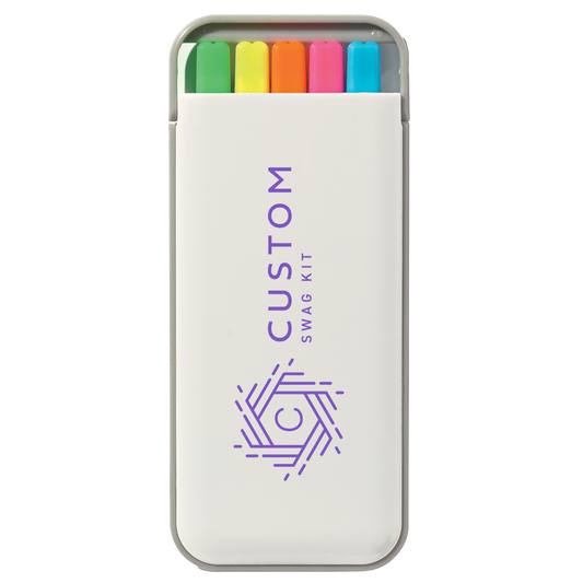 5-In-1 Highlighter Set - White