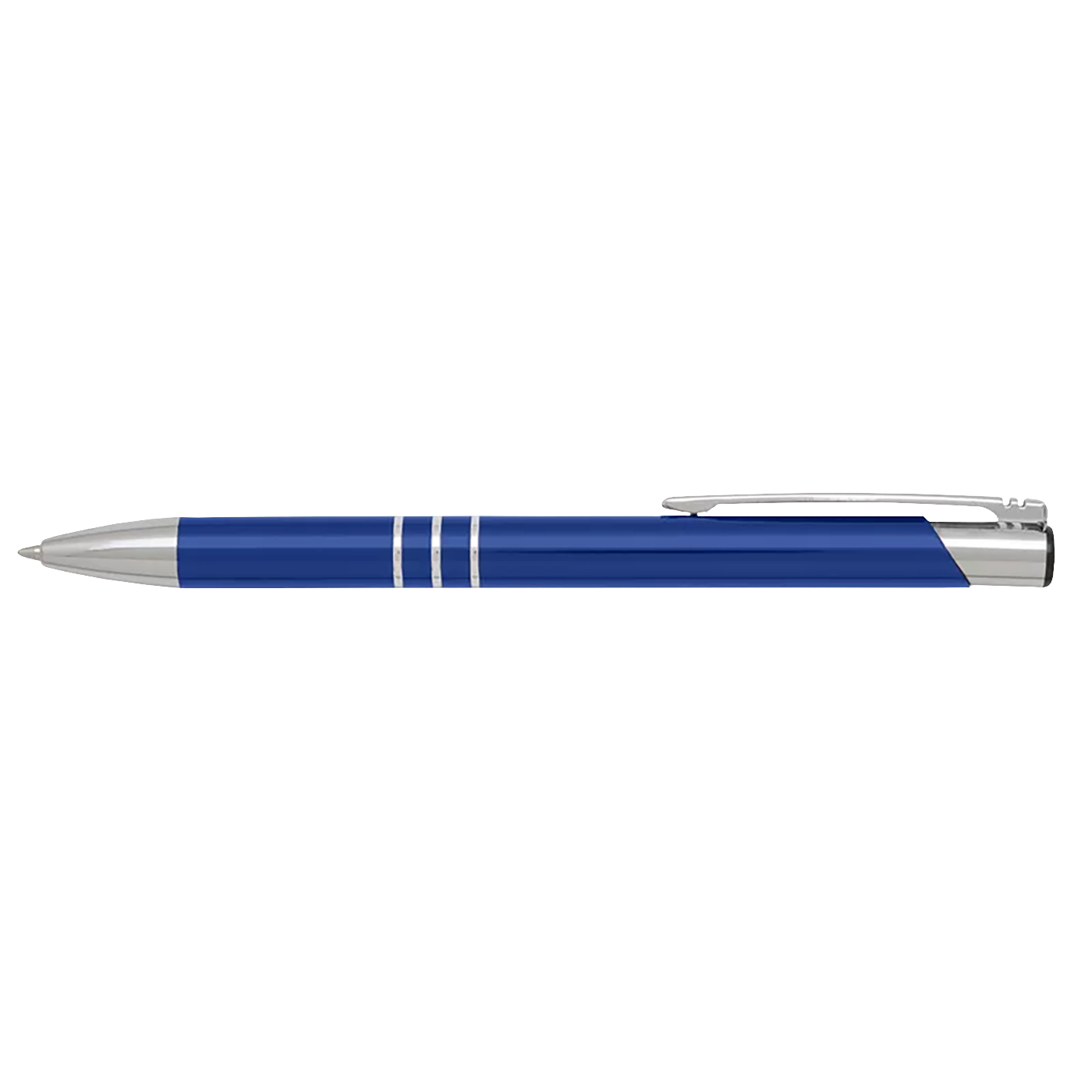 Delane Retractable  Pen - Sapphire Blue