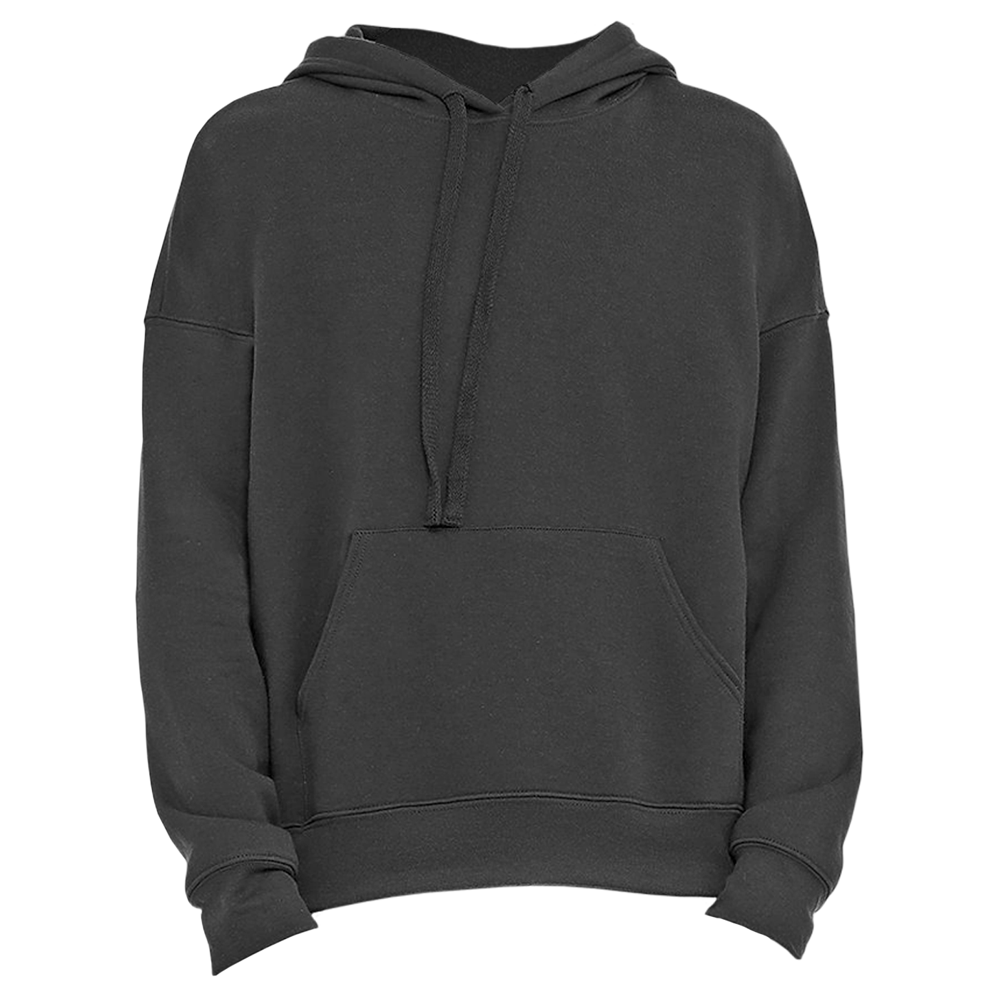 Bella+Canvas Unisex Sponge Fleece Pullover DTM Hoodie - Black