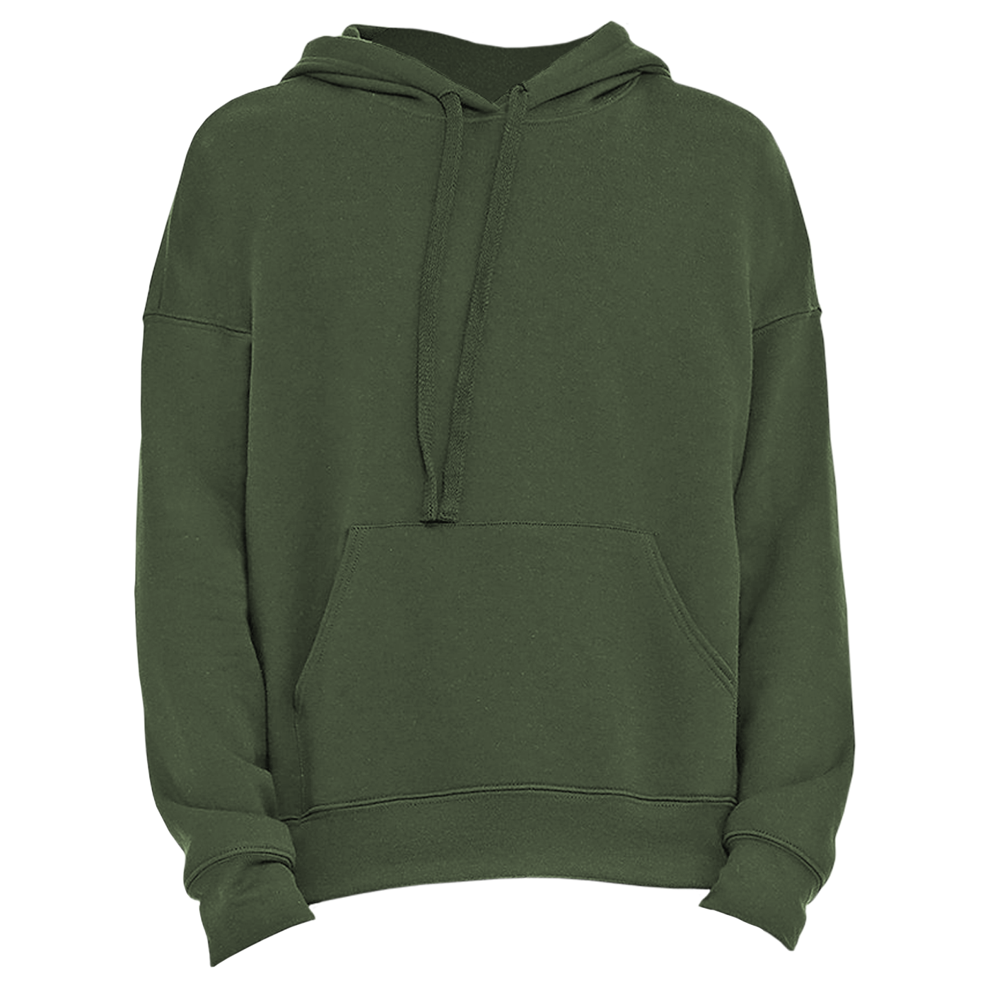 Bella+Canvas Unisex Sponge Fleece Pullover DTM Hoodie - Black