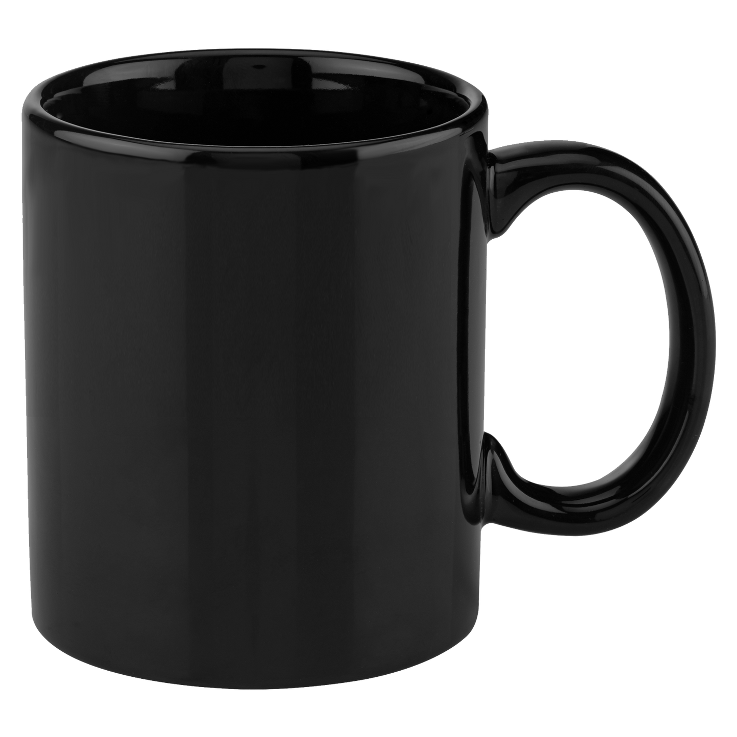 11 oz. Basic C Handle Ceramic Mug - White