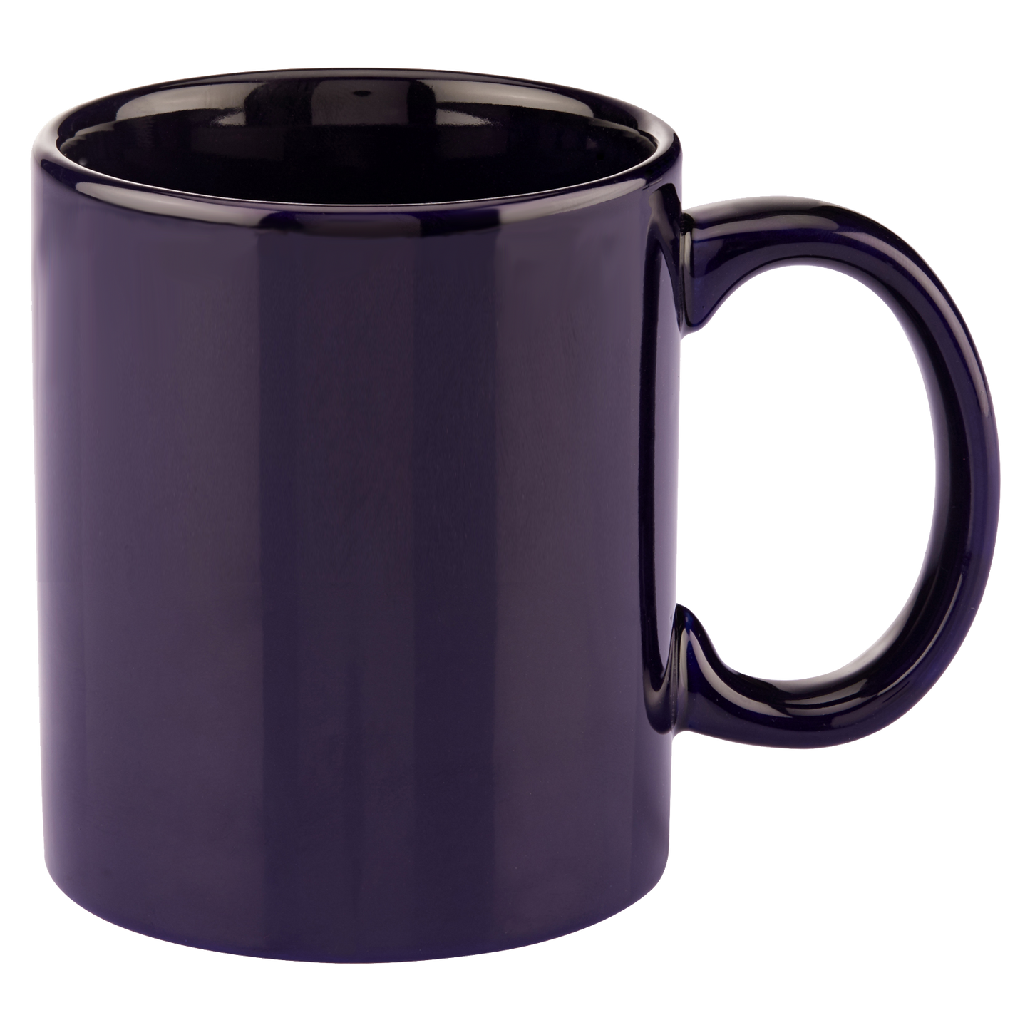 11 oz. Basic C Handle Ceramic Mug - White
