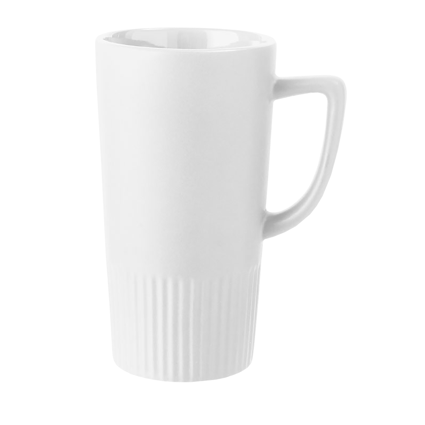 20oz Texture Base Ceramic Mug - White
