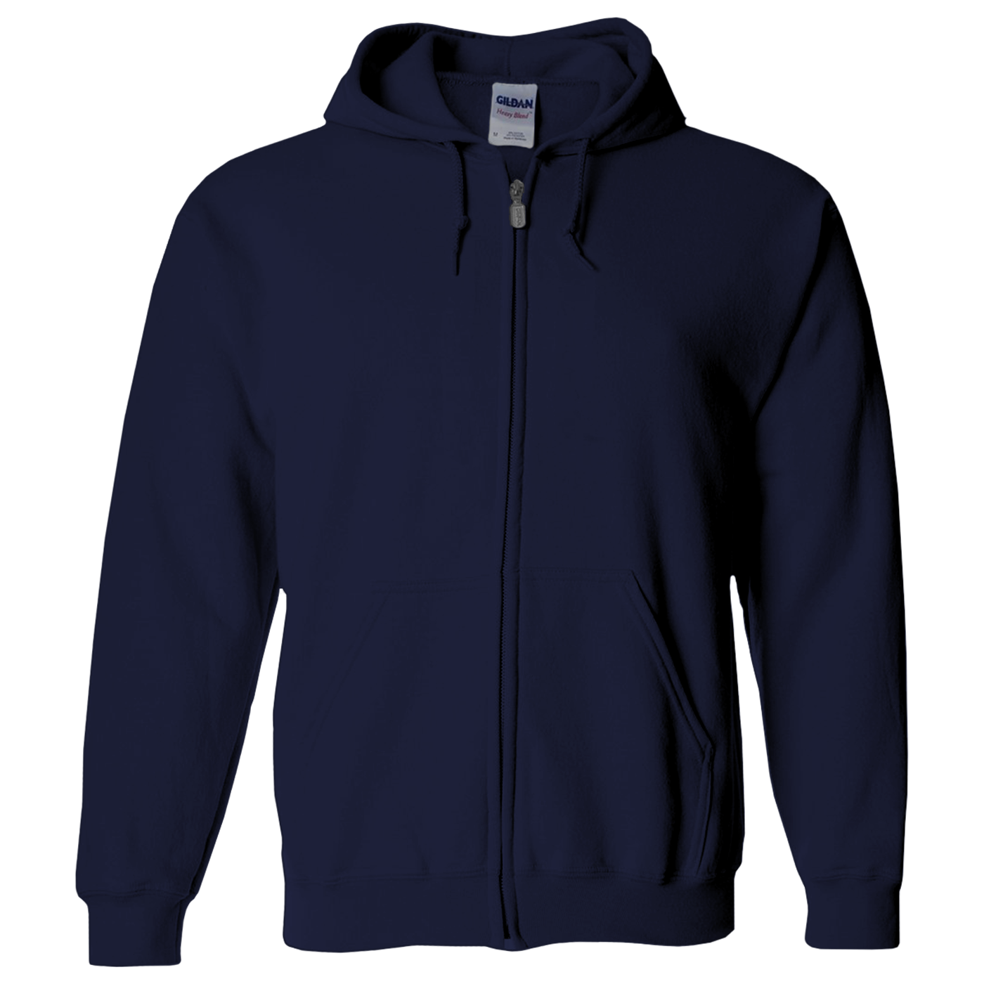 Gildan Heavy Blend  Adult Full-Zip Hooded Sweatshirt - Black