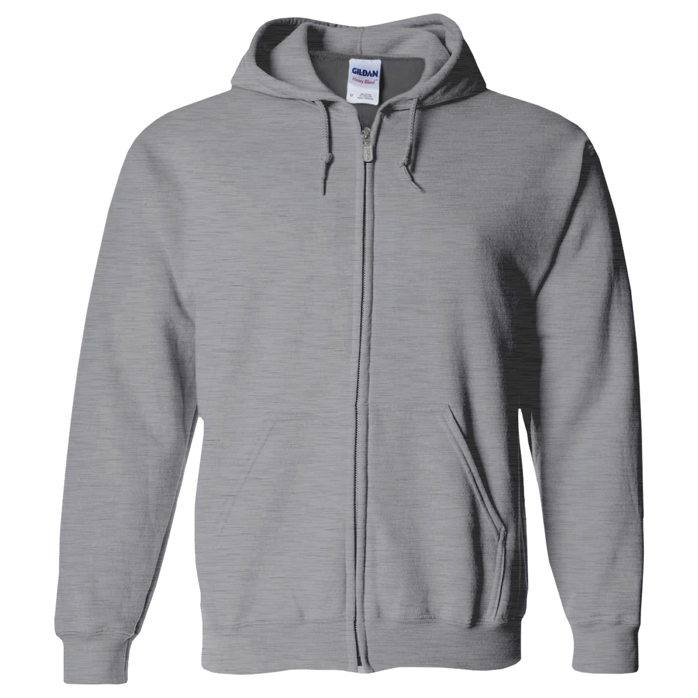 Gildan Heavy Blend  Adult Full-Zip Hooded Sweatshirt - Black