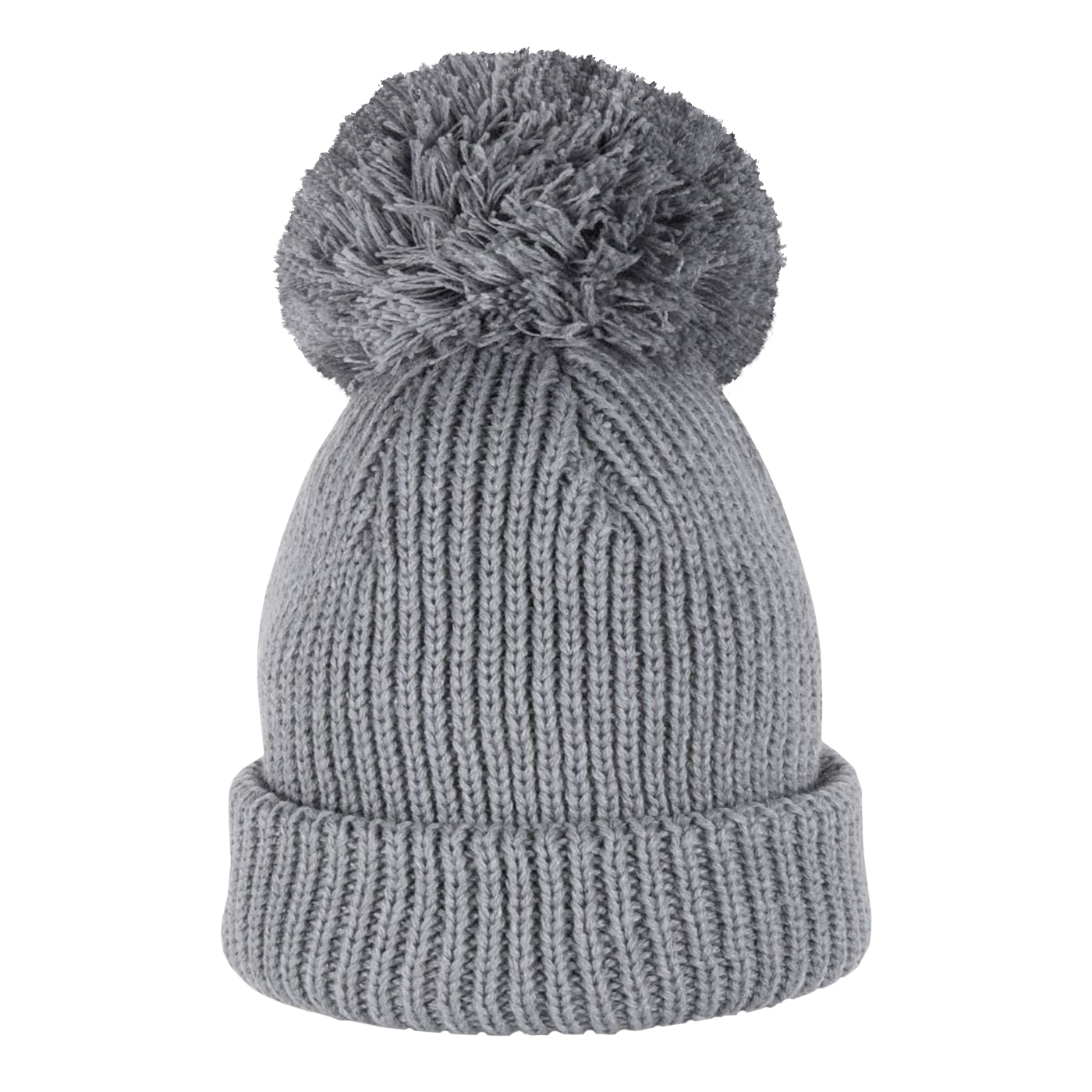Oversized Pom Watch Cap - Black