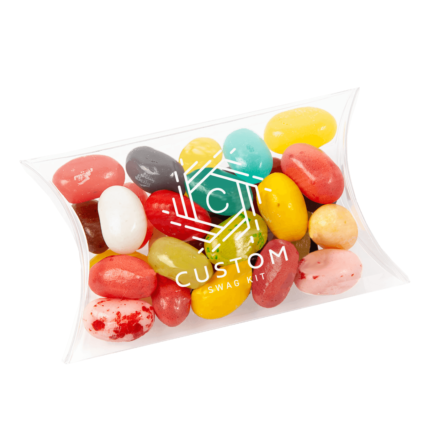 Acetate pillow box with Jelly Belly