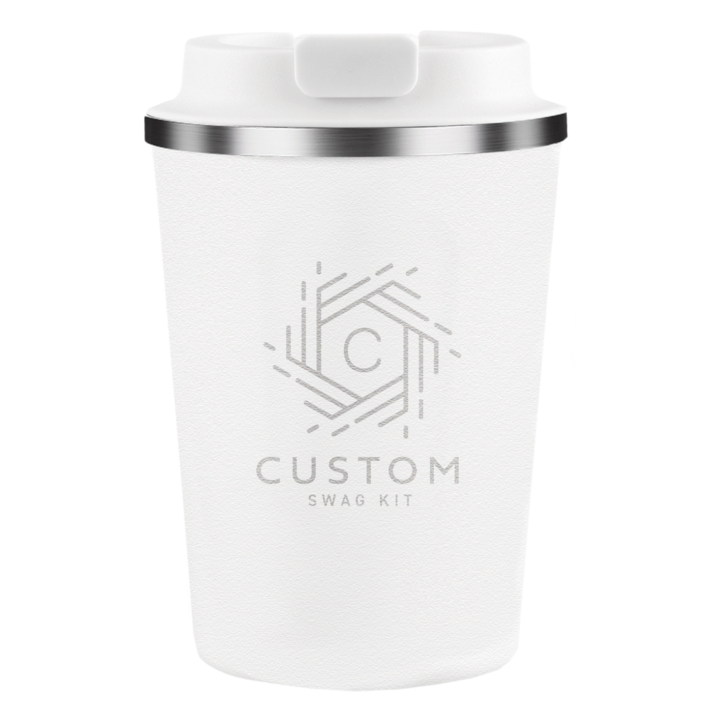 Asobu Cafe Compact Cafe Cup - White