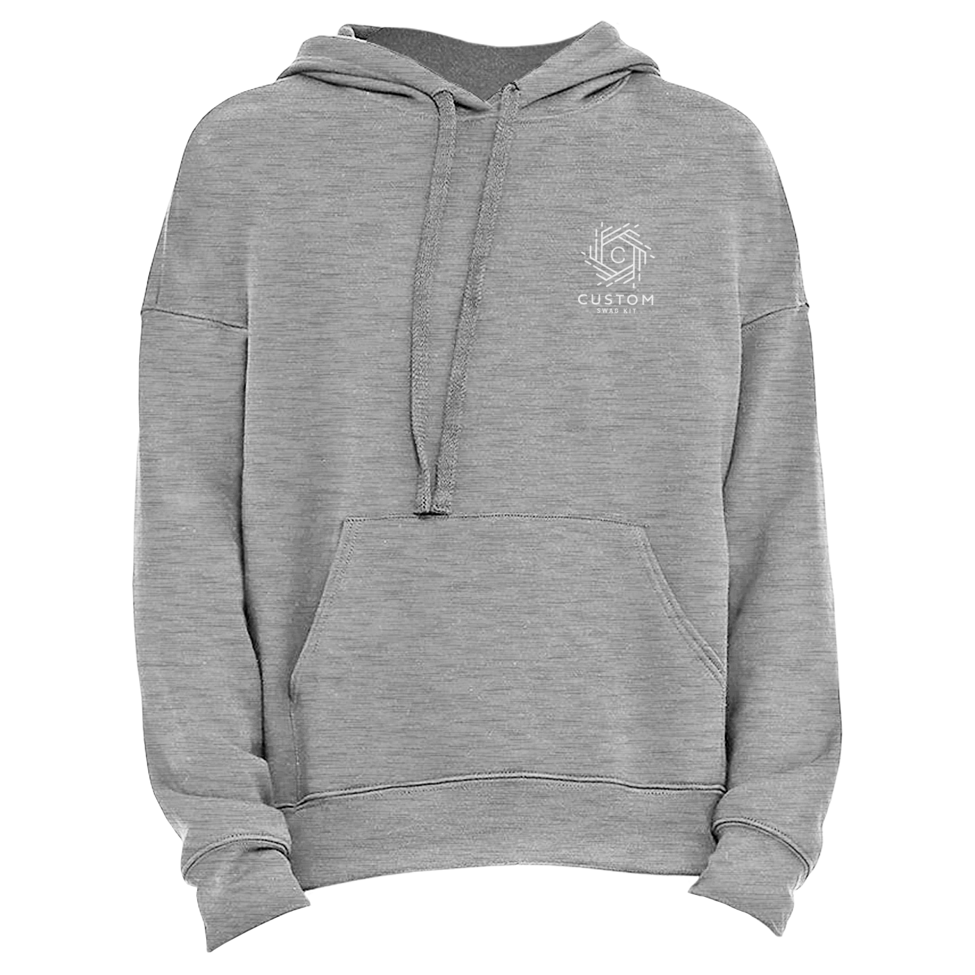 Bella+Canvas Unisex Sponge Fleece Pullover DTM Hoodie - Black