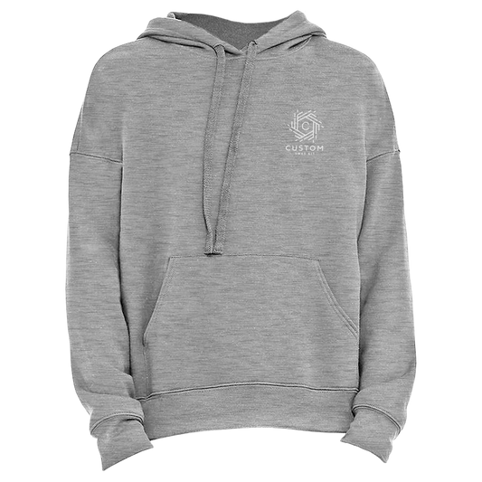 Bella+Canvas Unisex Sponge Fleece Pullover DTM Hoodie - Black