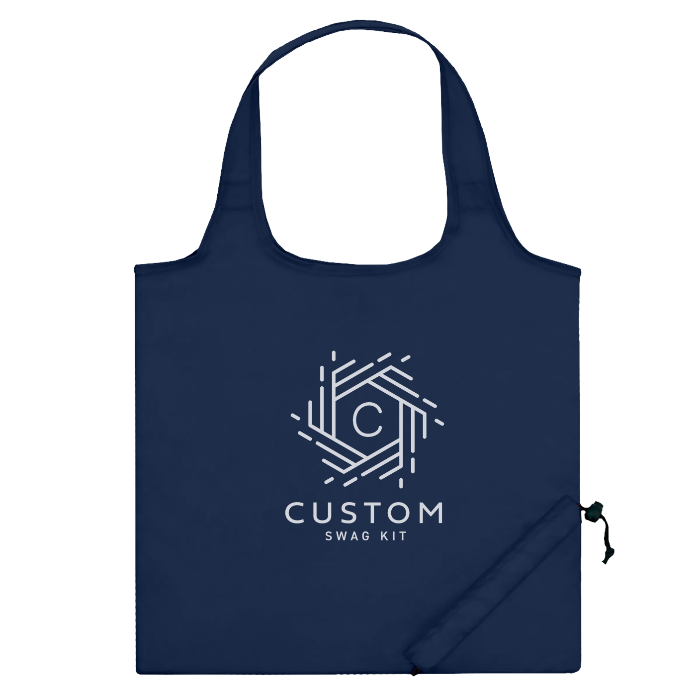 Foldaway Tote Bag - Black