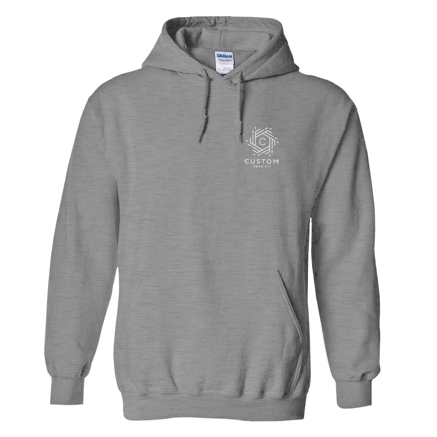 Gildan Heavy Blend Classic Fit Adult Hooded Sweatshirt - Black