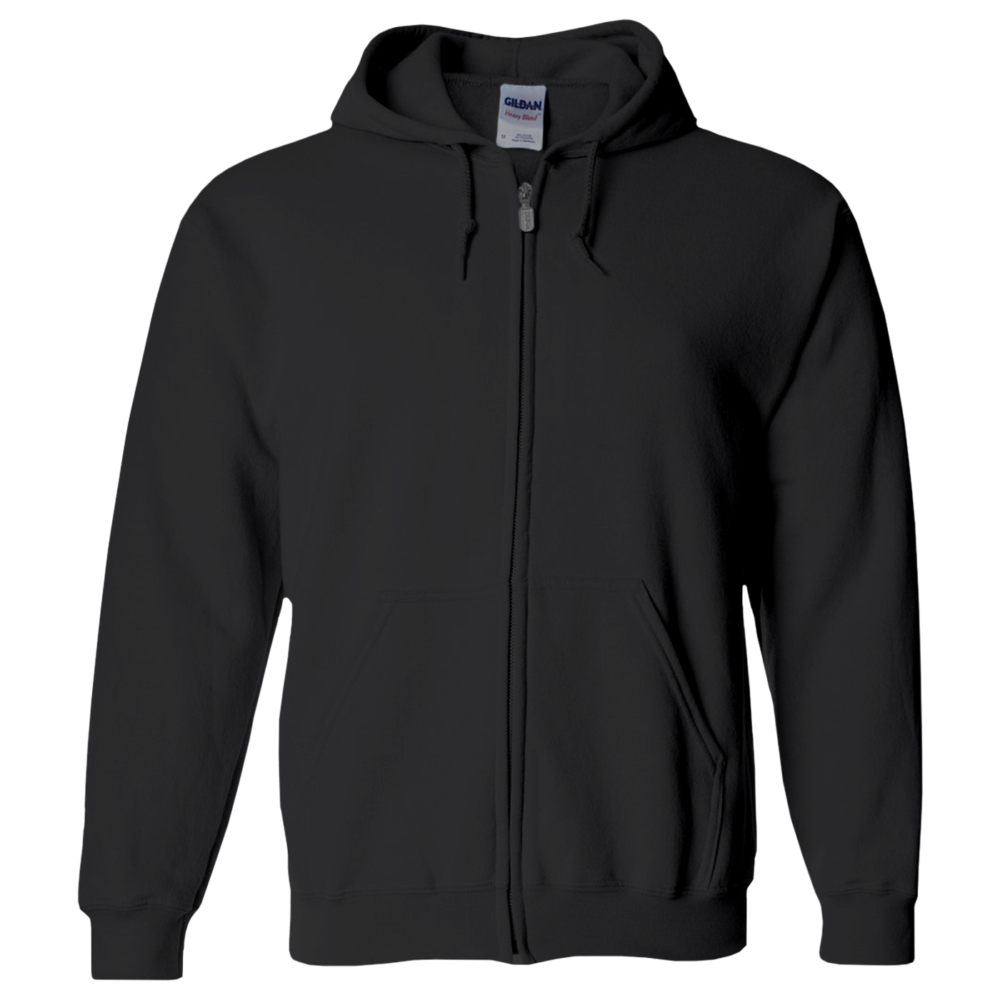 Gildan Heavy Blend  Adult Full-Zip Hooded Sweatshirt - Black