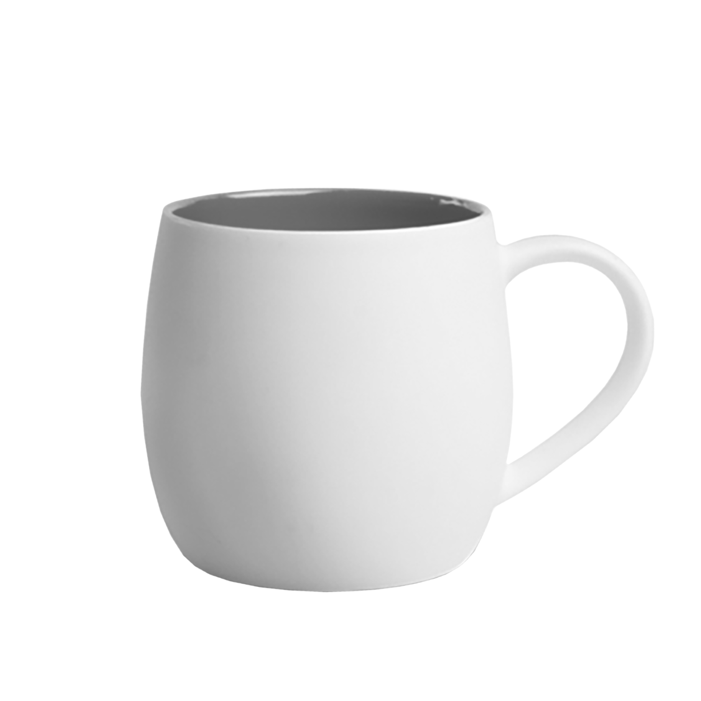 White Quartz Tea & Coffee Mug - Grey