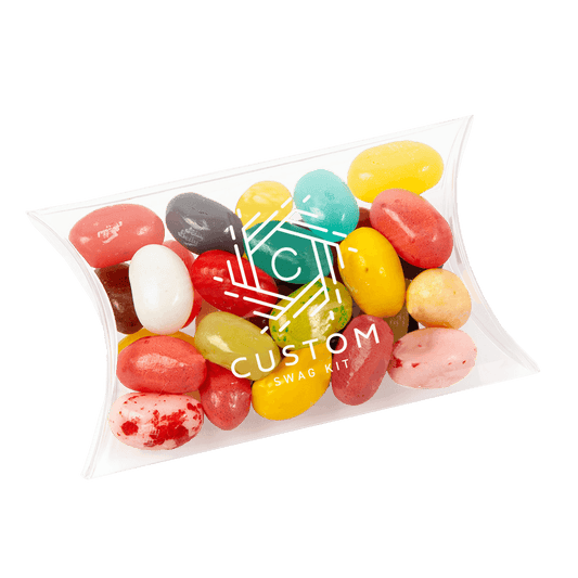 Acetate pillow box with Jelly Belly